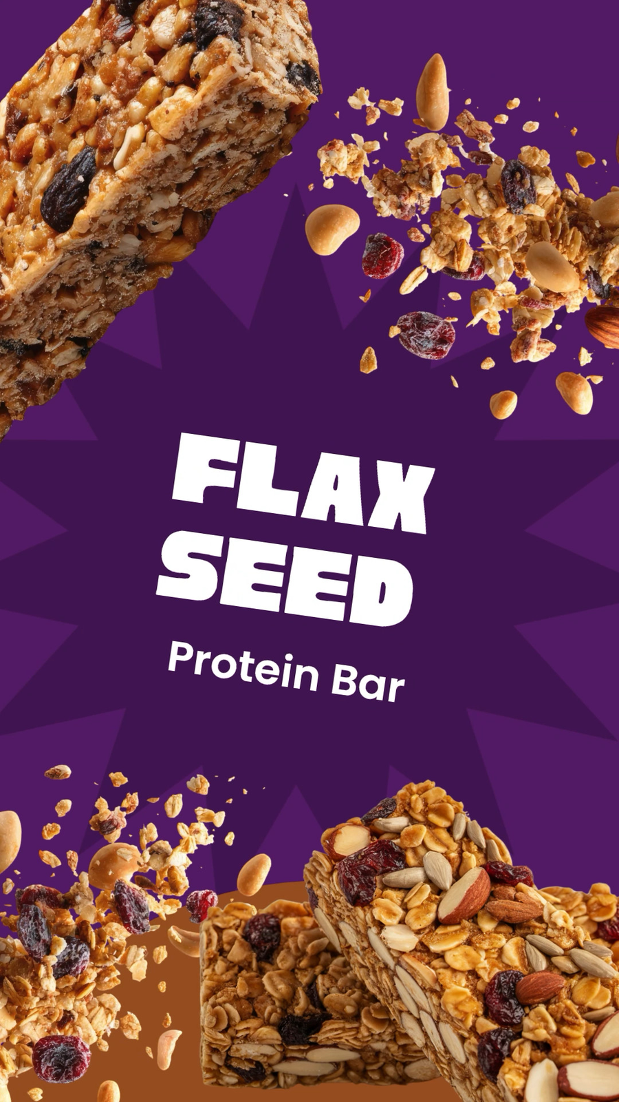 Flax Seed Protein Bar — Product Reveal mockup