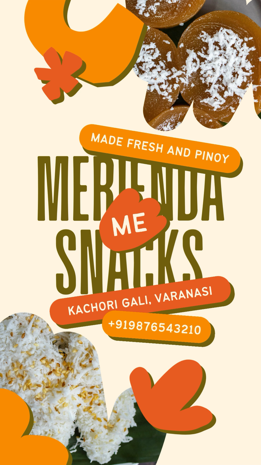 Merienda Me Snacks — Five-Second Reel mockup